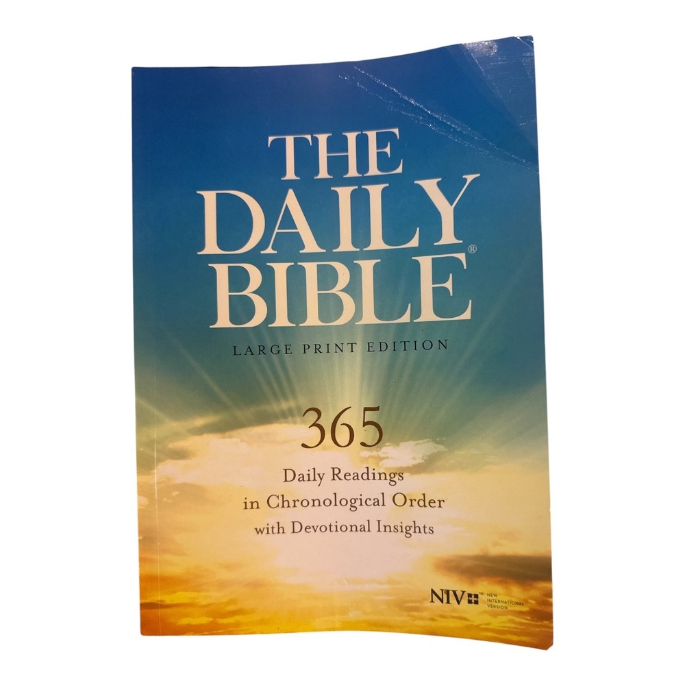 The Daily Bible Large Print Edition NIV 365 Daily Readings Chronological Smith